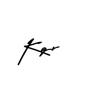 Use a signature maker to create a handwritten signature online. With this signature software, you can design (Asem Kandis PERSONAL USE) your own signature for name Kgr. Kgr signature style 9 images and pictures png