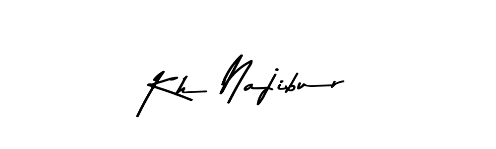 You should practise on your own different ways (Asem Kandis PERSONAL USE) to write your name (Kh Najibur) in signature. don't let someone else do it for you. Kh Najibur signature style 9 images and pictures png