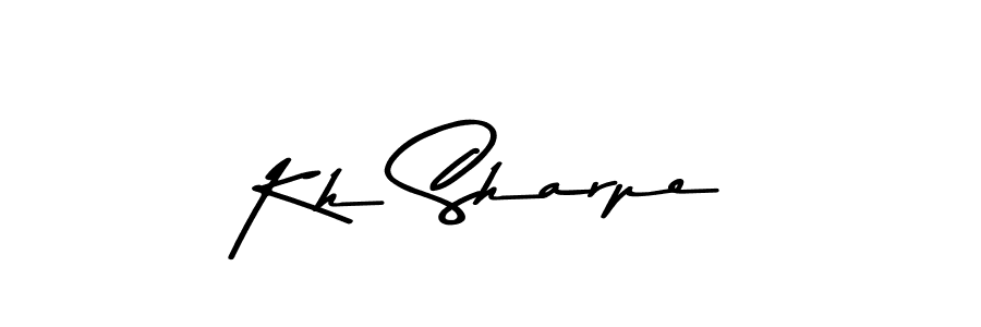 Asem Kandis PERSONAL USE is a professional signature style that is perfect for those who want to add a touch of class to their signature. It is also a great choice for those who want to make their signature more unique. Get Kh Sharpe name to fancy signature for free. Kh Sharpe signature style 9 images and pictures png