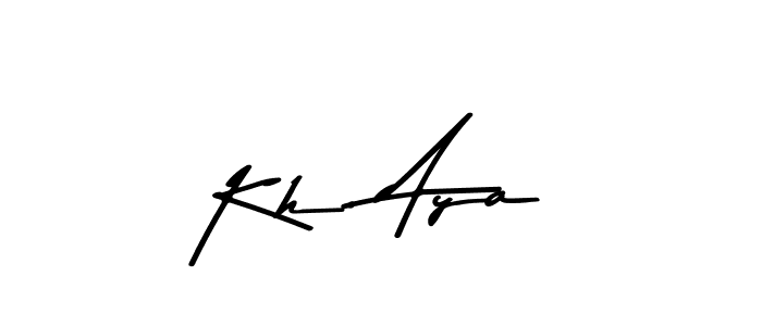 Check out images of Autograph of Kh. Aya name. Actor Kh. Aya Signature Style. Asem Kandis PERSONAL USE is a professional sign style online. Kh. Aya signature style 9 images and pictures png