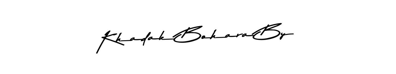 Khadak Bohara By stylish signature style. Best Handwritten Sign (Asem Kandis PERSONAL USE) for my name. Handwritten Signature Collection Ideas for my name Khadak Bohara By. Khadak Bohara By signature style 9 images and pictures png