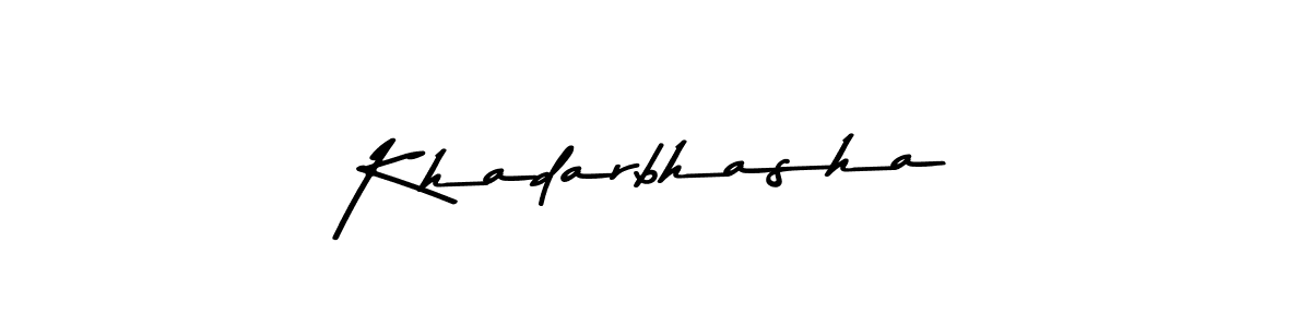 How to make Khadarbhasha signature? Asem Kandis PERSONAL USE is a professional autograph style. Create handwritten signature for Khadarbhasha name. Khadarbhasha signature style 9 images and pictures png