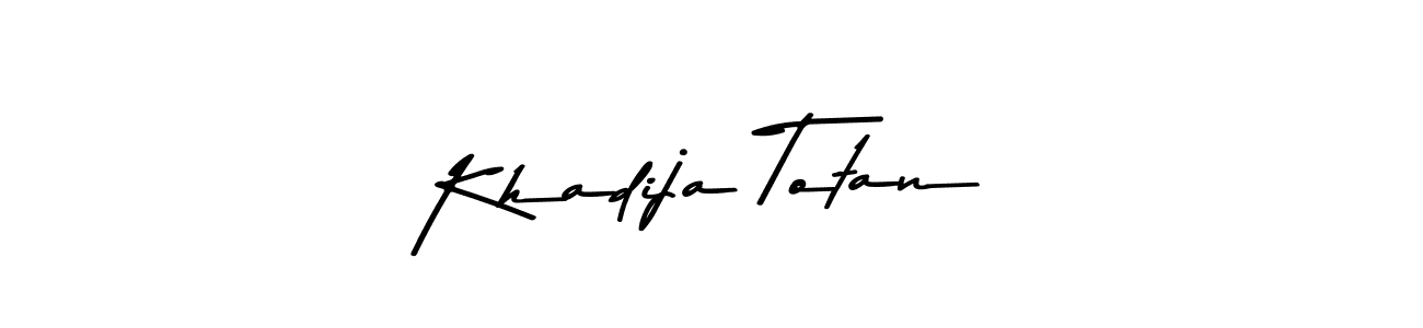 Use a signature maker to create a handwritten signature online. With this signature software, you can design (Asem Kandis PERSONAL USE) your own signature for name Khadija Totan. Khadija Totan signature style 9 images and pictures png