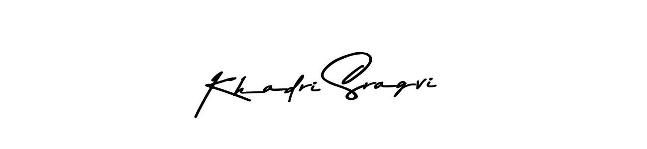 Also we have Khadri Sragvi name is the best signature style. Create professional handwritten signature collection using Asem Kandis PERSONAL USE autograph style. Khadri Sragvi signature style 9 images and pictures png