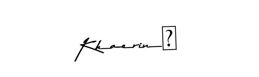 This is the best signature style for the Khaerin♡ name. Also you like these signature font (Asem Kandis PERSONAL USE). Mix name signature. Khaerin♡ signature style 9 images and pictures png