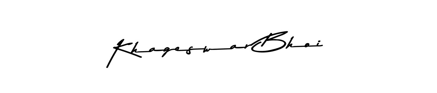 Here are the top 10 professional signature styles for the name Khageswar Bhoi. These are the best autograph styles you can use for your name. Khageswar Bhoi signature style 9 images and pictures png
