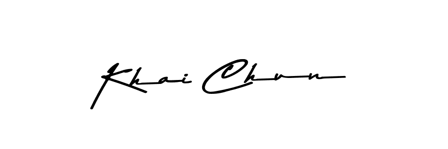 if you are searching for the best signature style for your name Khai Chun. so please give up your signature search. here we have designed multiple signature styles  using Asem Kandis PERSONAL USE. Khai Chun signature style 9 images and pictures png
