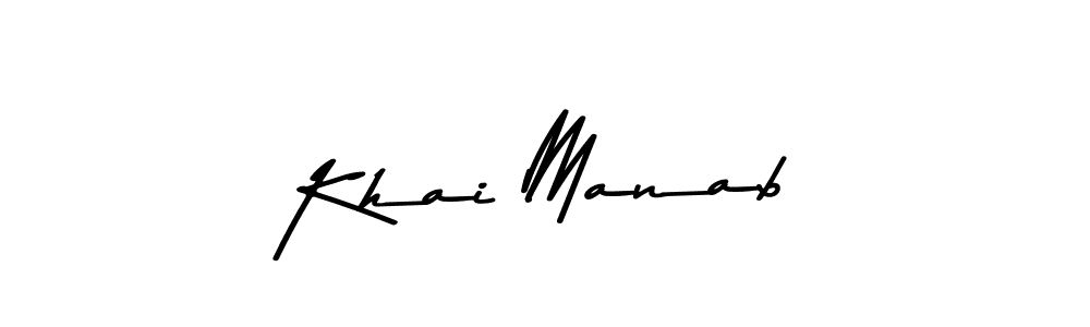 Khai Manab stylish signature style. Best Handwritten Sign (Asem Kandis PERSONAL USE) for my name. Handwritten Signature Collection Ideas for my name Khai Manab. Khai Manab signature style 9 images and pictures png