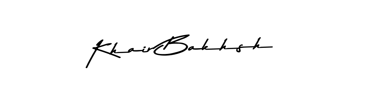 Khair Bakhsh stylish signature style. Best Handwritten Sign (Asem Kandis PERSONAL USE) for my name. Handwritten Signature Collection Ideas for my name Khair Bakhsh. Khair Bakhsh signature style 9 images and pictures png