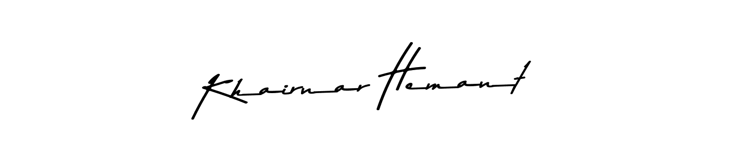 Make a beautiful signature design for name Khairnar Hemant. Use this online signature maker to create a handwritten signature for free. Khairnar Hemant signature style 9 images and pictures png