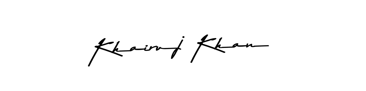 You should practise on your own different ways (Asem Kandis PERSONAL USE) to write your name (Khairuj Khan) in signature. don't let someone else do it for you. Khairuj Khan signature style 9 images and pictures png