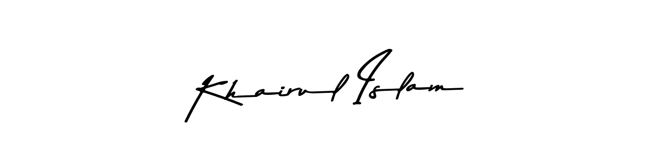 The best way (Asem Kandis PERSONAL USE) to make a short signature is to pick only two or three words in your name. The name Khairul Islam include a total of six letters. For converting this name. Khairul Islam signature style 9 images and pictures png