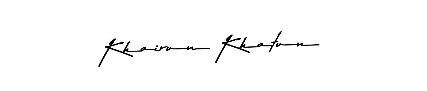 Once you've used our free online signature maker to create your best signature Asem Kandis PERSONAL USE style, it's time to enjoy all of the benefits that Khairun Khatun name signing documents. Khairun Khatun signature style 9 images and pictures png