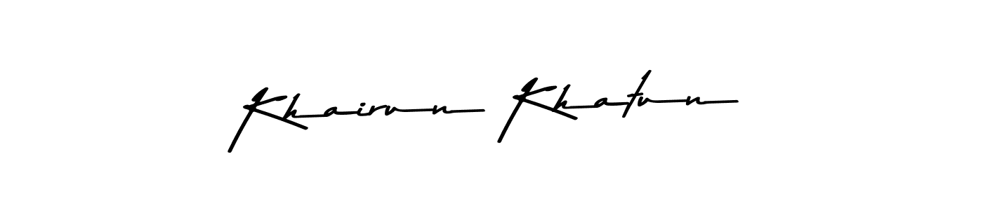Once you've used our free online signature maker to create your best signature Asem Kandis PERSONAL USE style, it's time to enjoy all of the benefits that Khairun Khatun name signing documents. Khairun Khatun signature style 9 images and pictures png