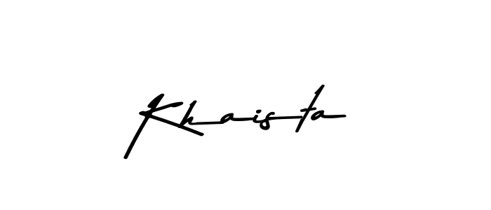 The best way (Asem Kandis PERSONAL USE) to make a short signature is to pick only two or three words in your name. The name Khaista include a total of six letters. For converting this name. Khaista signature style 9 images and pictures png