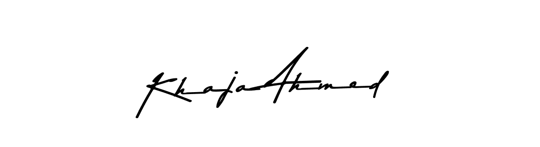 Make a beautiful signature design for name Khaja Ahmed. Use this online signature maker to create a handwritten signature for free. Khaja Ahmed signature style 9 images and pictures png