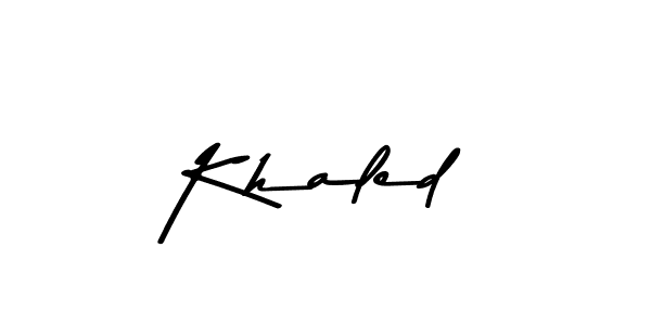 You should practise on your own different ways (Asem Kandis PERSONAL USE) to write your name (Khaled) in signature. don't let someone else do it for you. Khaled signature style 9 images and pictures png