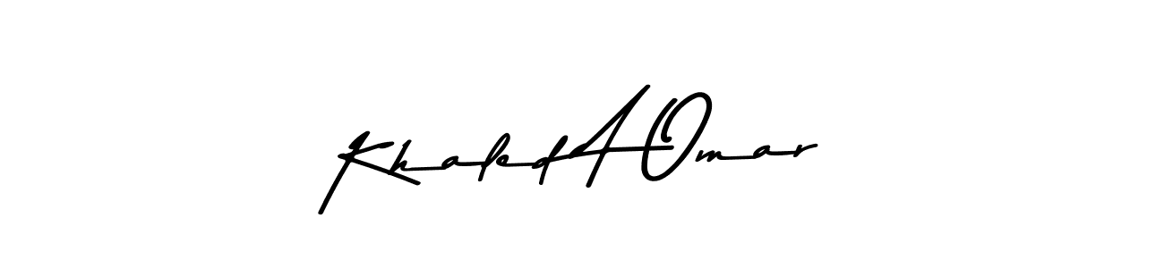 Asem Kandis PERSONAL USE is a professional signature style that is perfect for those who want to add a touch of class to their signature. It is also a great choice for those who want to make their signature more unique. Get Khaled A Omar name to fancy signature for free. Khaled A Omar signature style 9 images and pictures png