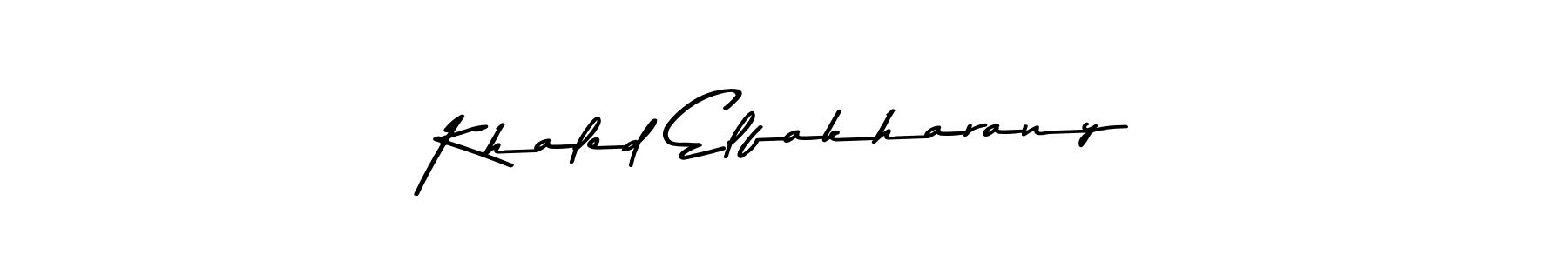 Make a beautiful signature design for name Khaled Elfakharany. With this signature (Asem Kandis PERSONAL USE) style, you can create a handwritten signature for free. Khaled Elfakharany signature style 9 images and pictures png