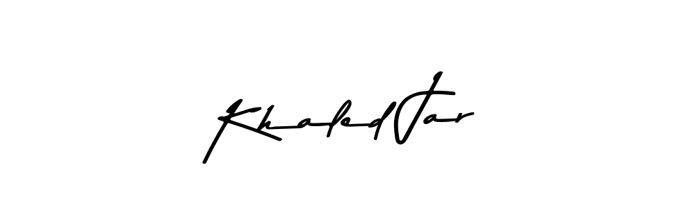 Khaled Jar stylish signature style. Best Handwritten Sign (Asem Kandis PERSONAL USE) for my name. Handwritten Signature Collection Ideas for my name Khaled Jar. Khaled Jar signature style 9 images and pictures png