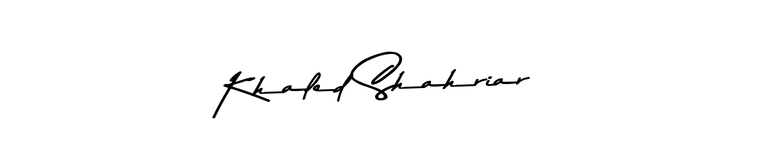 You can use this online signature creator to create a handwritten signature for the name Khaled Shahriar. This is the best online autograph maker. Khaled Shahriar signature style 9 images and pictures png