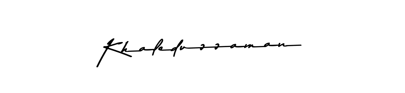 Create a beautiful signature design for name Khaleduzzaman. With this signature (Asem Kandis PERSONAL USE) fonts, you can make a handwritten signature for free. Khaleduzzaman signature style 9 images and pictures png