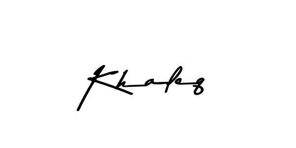 Similarly Asem Kandis PERSONAL USE is the best handwritten signature design. Signature creator online .You can use it as an online autograph creator for name Khaleq. Khaleq signature style 9 images and pictures png
