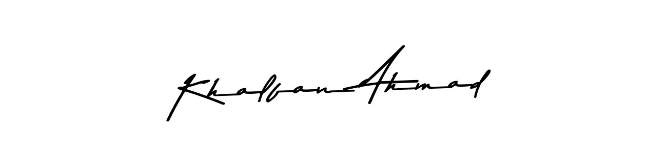 The best way (Asem Kandis PERSONAL USE) to make a short signature is to pick only two or three words in your name. The name Khalfan Ahmad include a total of six letters. For converting this name. Khalfan Ahmad signature style 9 images and pictures png