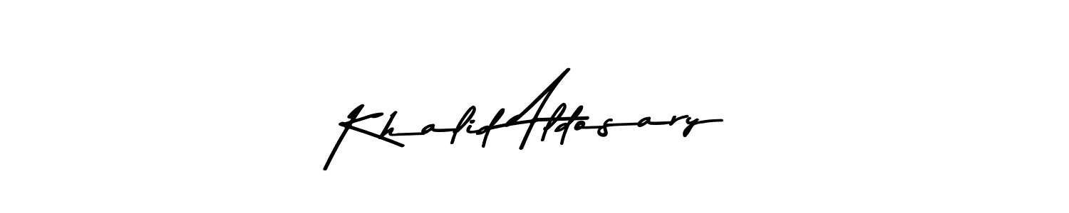 Also You can easily find your signature by using the search form. We will create Khalid Aldosary name handwritten signature images for you free of cost using Asem Kandis PERSONAL USE sign style. Khalid Aldosary signature style 9 images and pictures png