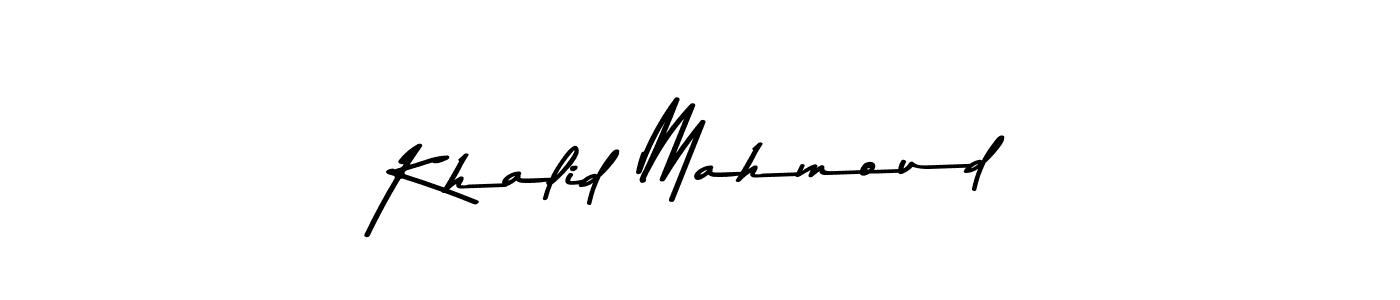 Khalid Mahmoud stylish signature style. Best Handwritten Sign (Asem Kandis PERSONAL USE) for my name. Handwritten Signature Collection Ideas for my name Khalid Mahmoud. Khalid Mahmoud signature style 9 images and pictures png