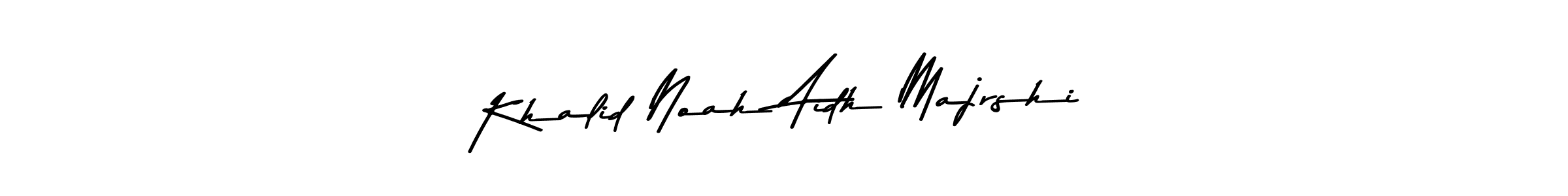 Design your own signature with our free online signature maker. With this signature software, you can create a handwritten (Asem Kandis PERSONAL USE) signature for name Khalid Noah Aidh Majrshi. Khalid Noah Aidh Majrshi signature style 9 images and pictures png