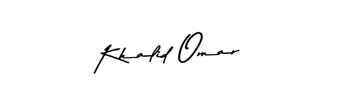 Use a signature maker to create a handwritten signature online. With this signature software, you can design (Asem Kandis PERSONAL USE) your own signature for name Khalid Omar. Khalid Omar signature style 9 images and pictures png