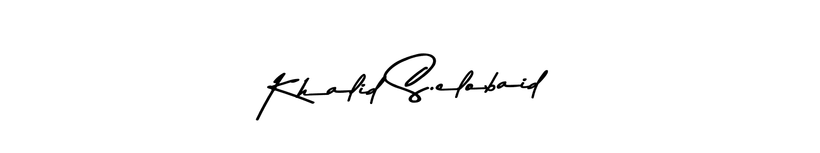 Similarly Asem Kandis PERSONAL USE is the best handwritten signature design. Signature creator online .You can use it as an online autograph creator for name Khalid S.elobaid. Khalid S.elobaid signature style 9 images and pictures png