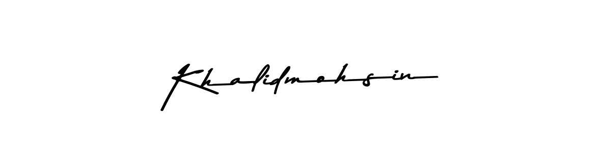 Also we have Khalidmohsin name is the best signature style. Create professional handwritten signature collection using Asem Kandis PERSONAL USE autograph style. Khalidmohsin signature style 9 images and pictures png