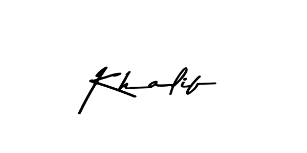 Similarly Asem Kandis PERSONAL USE is the best handwritten signature design. Signature creator online .You can use it as an online autograph creator for name Khalif. Khalif signature style 9 images and pictures png