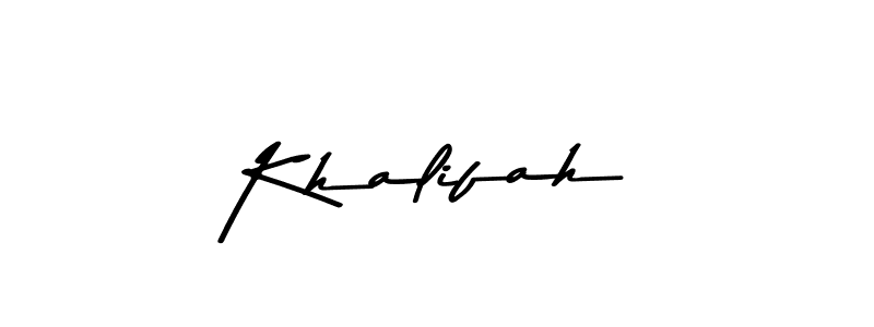 How to make Khalifah signature? Asem Kandis PERSONAL USE is a professional autograph style. Create handwritten signature for Khalifah name. Khalifah signature style 9 images and pictures png