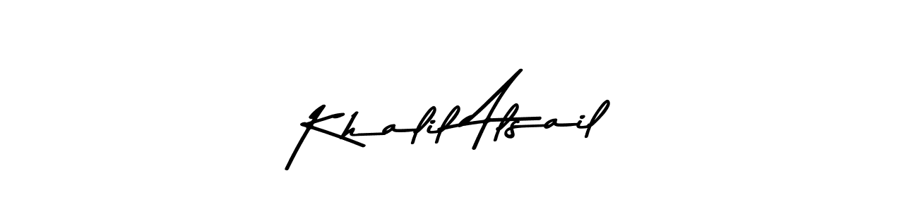 Khalil Alsail stylish signature style. Best Handwritten Sign (Asem Kandis PERSONAL USE) for my name. Handwritten Signature Collection Ideas for my name Khalil Alsail. Khalil Alsail signature style 9 images and pictures png