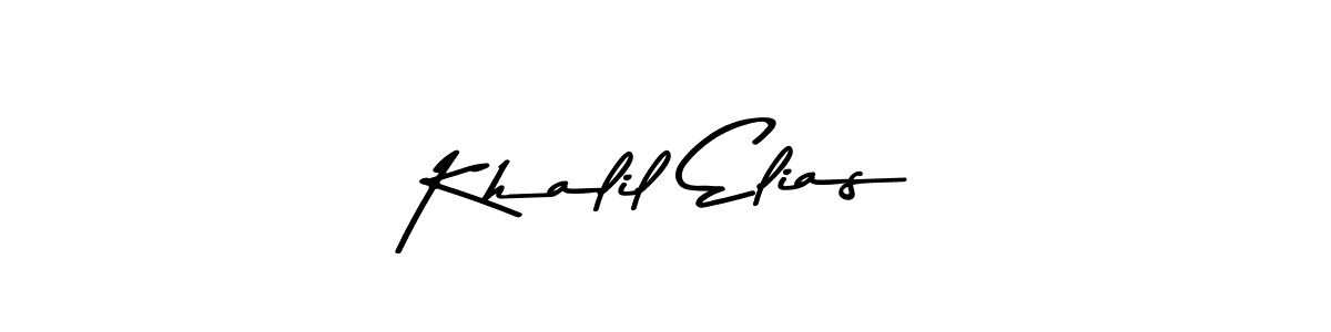 Khalil Elias stylish signature style. Best Handwritten Sign (Asem Kandis PERSONAL USE) for my name. Handwritten Signature Collection Ideas for my name Khalil Elias. Khalil Elias signature style 9 images and pictures png