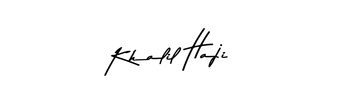 How to make Khalil Haji signature? Asem Kandis PERSONAL USE is a professional autograph style. Create handwritten signature for Khalil Haji name. Khalil Haji signature style 9 images and pictures png