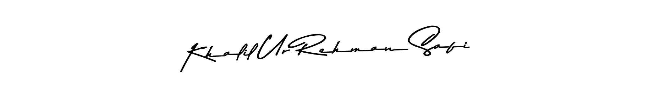 The best way (Asem Kandis PERSONAL USE) to make a short signature is to pick only two or three words in your name. The name Khalil Ur Rehman Safi include a total of six letters. For converting this name. Khalil Ur Rehman Safi signature style 9 images and pictures png