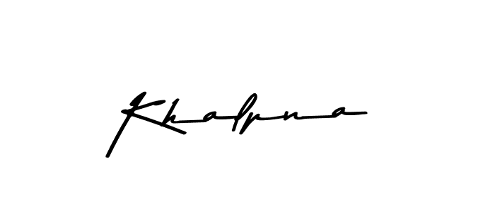 The best way (Asem Kandis PERSONAL USE) to make a short signature is to pick only two or three words in your name. The name Khalpna include a total of six letters. For converting this name. Khalpna signature style 9 images and pictures png