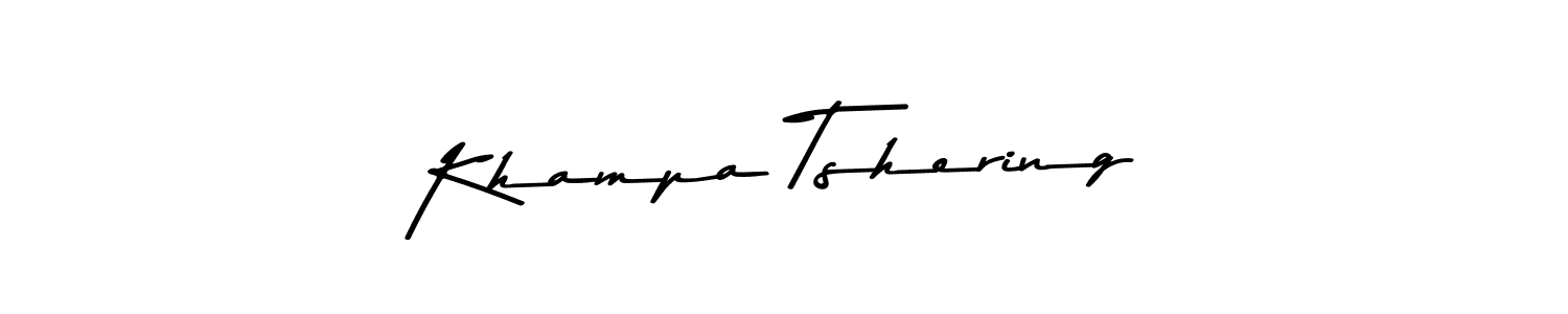 You should practise on your own different ways (Asem Kandis PERSONAL USE) to write your name (Khampa Tshering) in signature. don't let someone else do it for you. Khampa Tshering signature style 9 images and pictures png