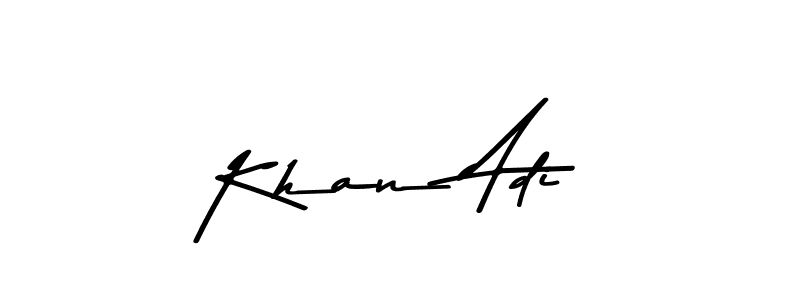 Khan Adi stylish signature style. Best Handwritten Sign (Asem Kandis PERSONAL USE) for my name. Handwritten Signature Collection Ideas for my name Khan Adi. Khan Adi signature style 9 images and pictures png