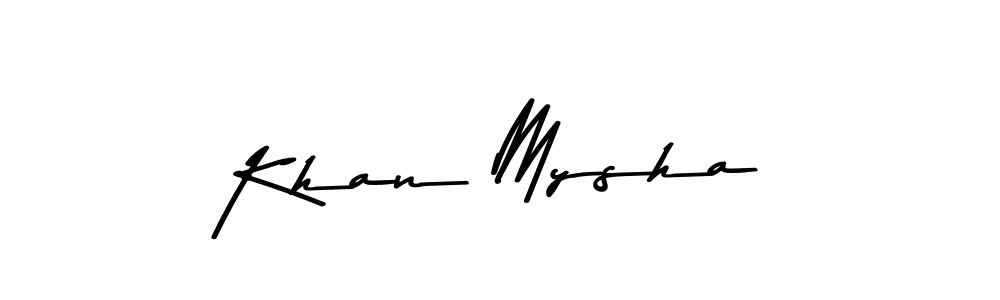 You can use this online signature creator to create a handwritten signature for the name Khan Mysha. This is the best online autograph maker. Khan Mysha signature style 9 images and pictures png