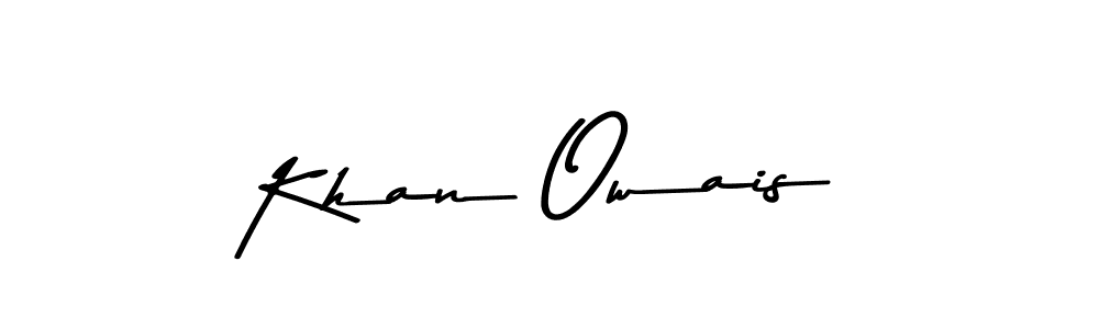 Create a beautiful signature design for name Khan Owais. With this signature (Asem Kandis PERSONAL USE) fonts, you can make a handwritten signature for free. Khan Owais signature style 9 images and pictures png