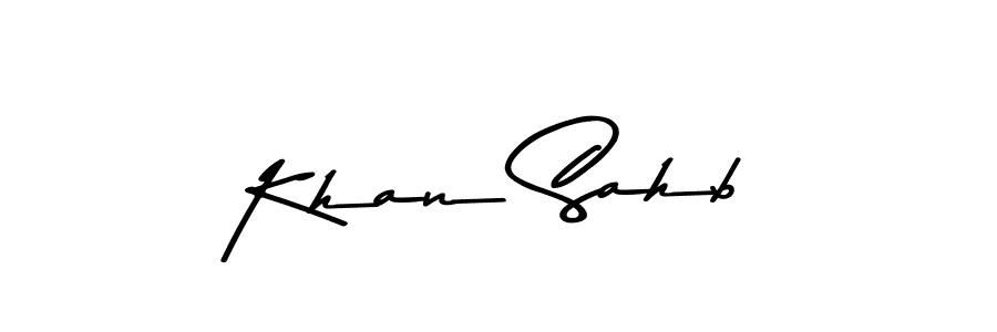 Make a beautiful signature design for name Khan Sahb. With this signature (Asem Kandis PERSONAL USE) style, you can create a handwritten signature for free. Khan Sahb signature style 9 images and pictures png