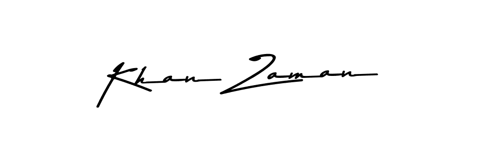 The best way (Asem Kandis PERSONAL USE) to make a short signature is to pick only two or three words in your name. The name Khan Zaman include a total of six letters. For converting this name. Khan Zaman signature style 9 images and pictures png