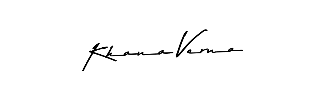 How to Draw Khana Verna signature style? Asem Kandis PERSONAL USE is a latest design signature styles for name Khana Verna. Khana Verna signature style 9 images and pictures png