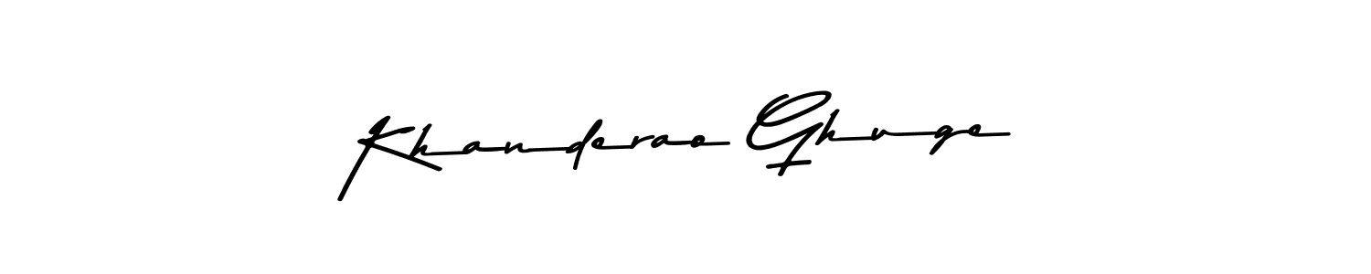 You can use this online signature creator to create a handwritten signature for the name Khanderao Ghuge. This is the best online autograph maker. Khanderao Ghuge signature style 9 images and pictures png