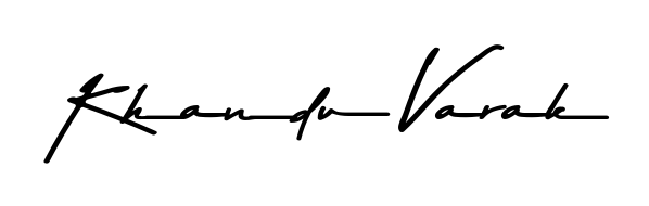 Master the art of signing with Khandu Varak written in fluent Asem Kandis PERSONAL USE script. A great template to practice and refine your handwriting. Khandu Varak signature style 9 images and pictures png
